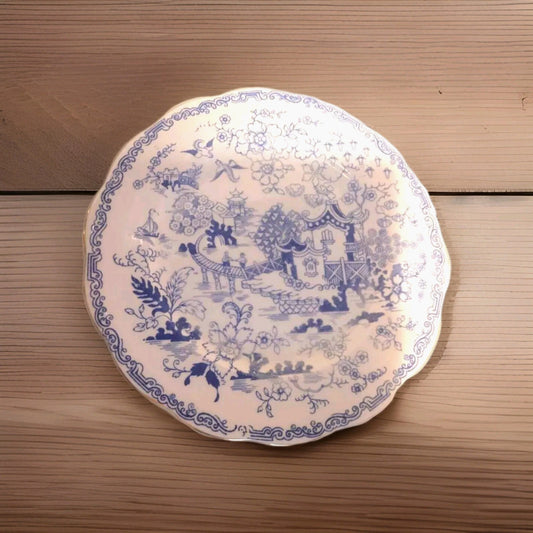 Royal Albert mikado blue willow salad plate dessert plate 8"
