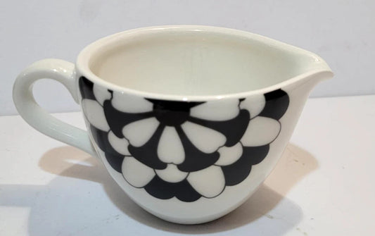 Ginori Missoni bianco nero series creamer milk jug monchrome abstract