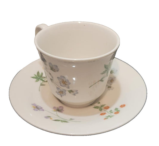 Royal Doulton Springtime Cup Coffee Tea Vintage Fine China 1975 England