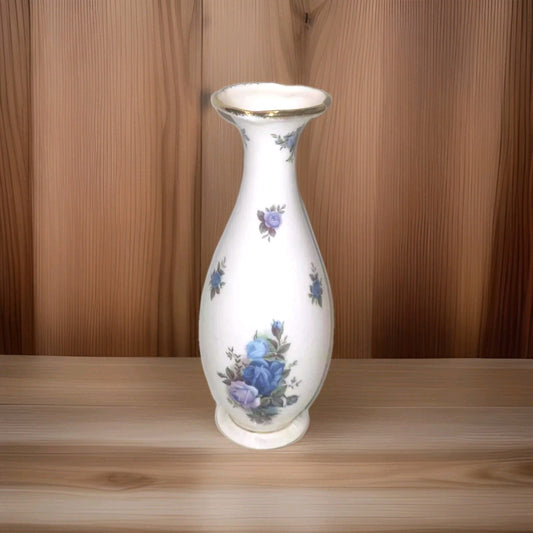 ROYAL ALBERT MOONLIGHT ROSE BUD VASE 8" STEM VASE