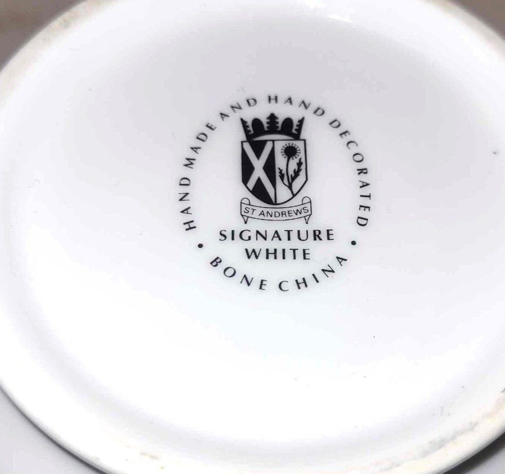 Royal Doulton st andrews Signature white lidded sugar bowl preserves