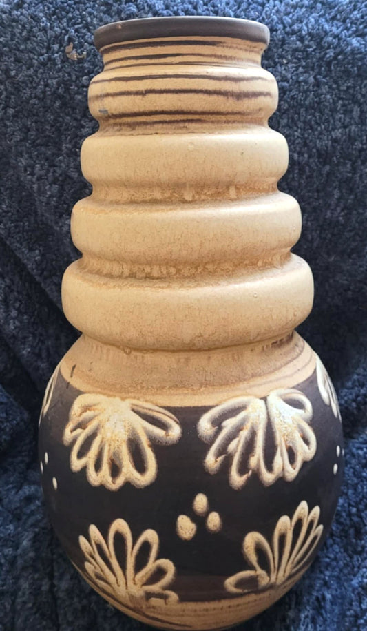 22" huge West German SCHEURICH Studio Floor vase 269-53 mid century decor