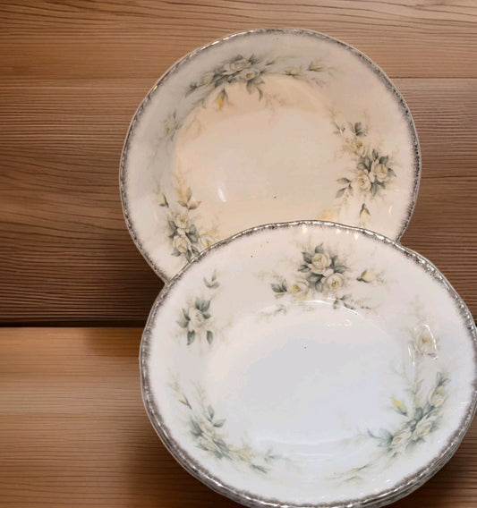 Royal Albert Paragon first Love bone china  fruit saucers 5.25" x3