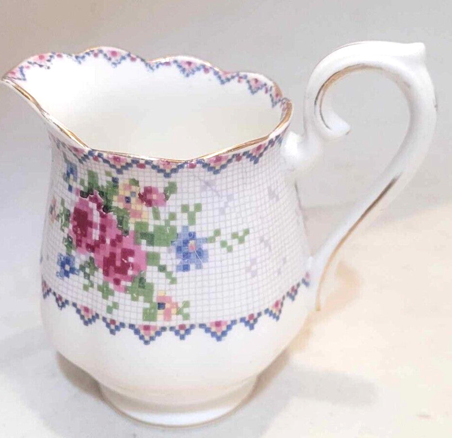 Royal Albert Petit Point Creamer milk Jug 1/4 pint