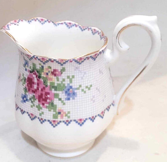 Royal Albert Petit Point Creamer milk Jug 1/4 pint