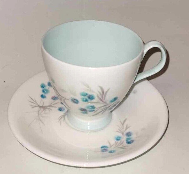 royal albert blue heaven coffee cup and saucer duo demi tasse