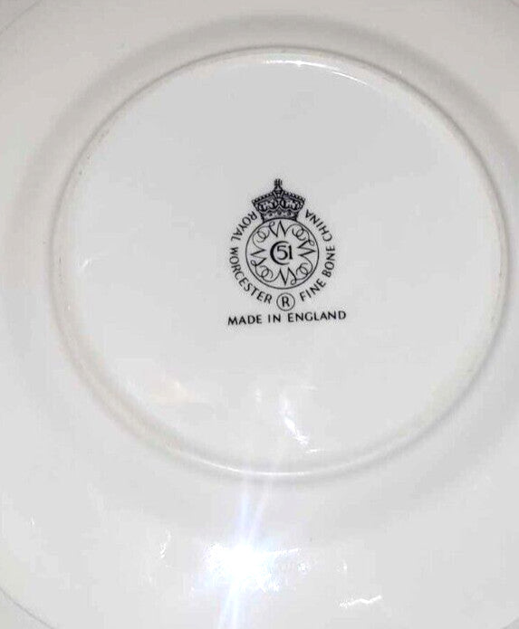 2x Royal Worcester golden harvest tea side plates 6"