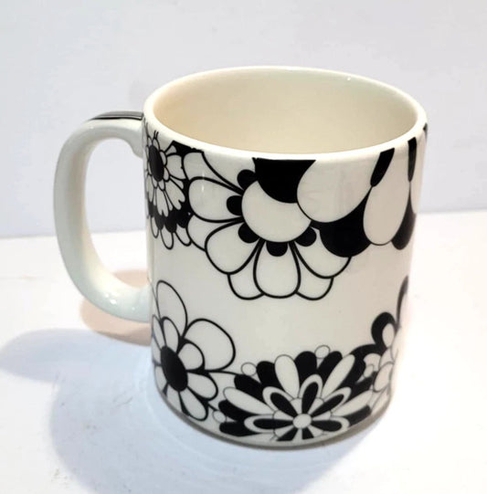 Ginori Missoni bianco nero series ceramic mug monchrome abstract