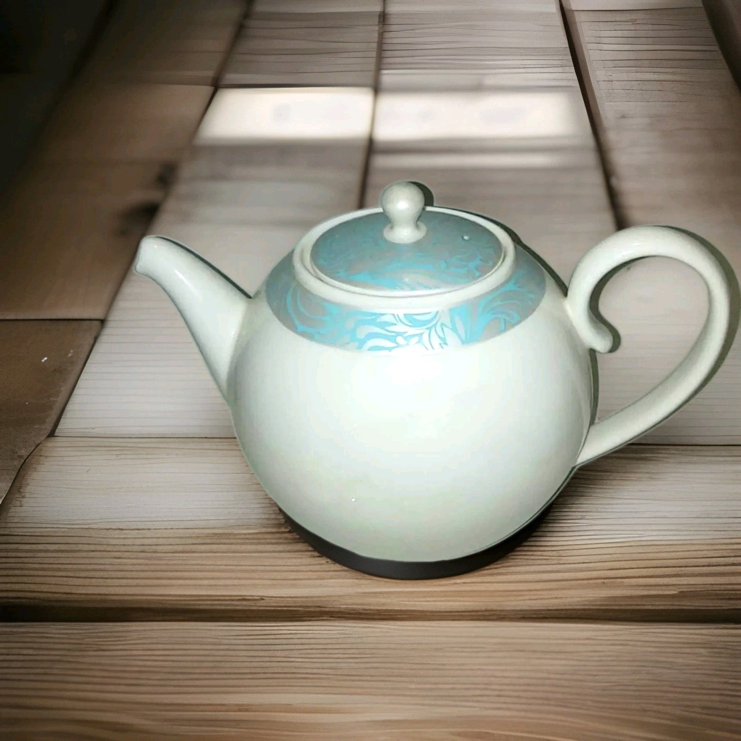 Denby Monsoon Lucille teal Teapot