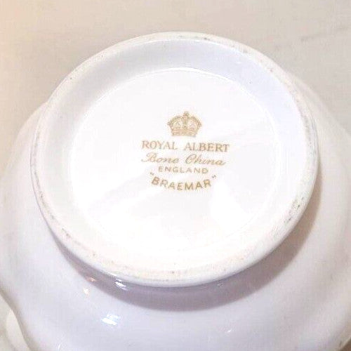 Royal Albert Braemar 1950s sugar bowl Countess Shape Pink Gold Tea