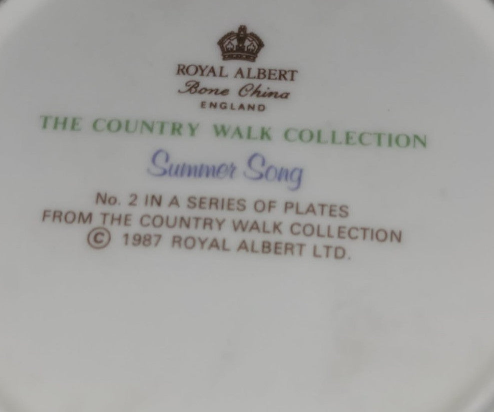 Royal Albert Country Walk Collection Bone China Plates four seasons full set