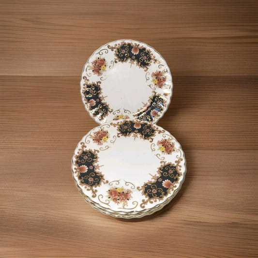 2x Royal Albert Heritage Fine Bone China Tea Side Plates  Imari