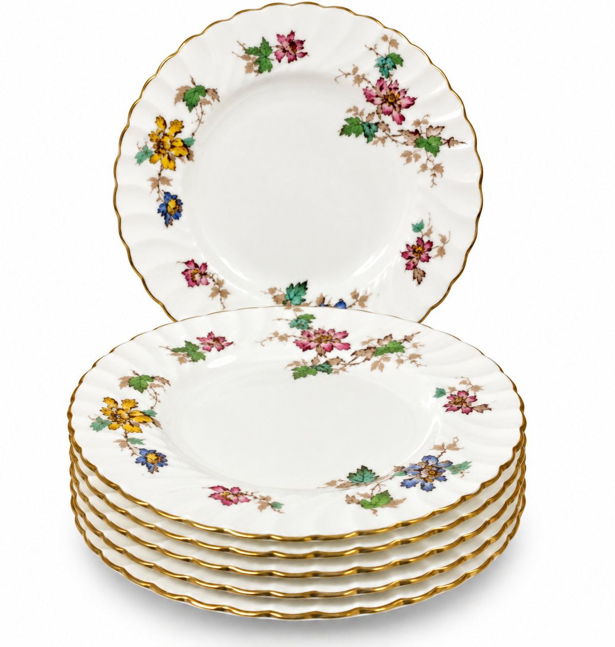Set of 6 Vintage Minton Vermont 8" Salad & Dessert Plates
