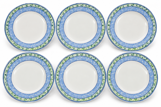 Set of 6 Wedgwood Watercolour 8¼" Salad & Dessert Plates