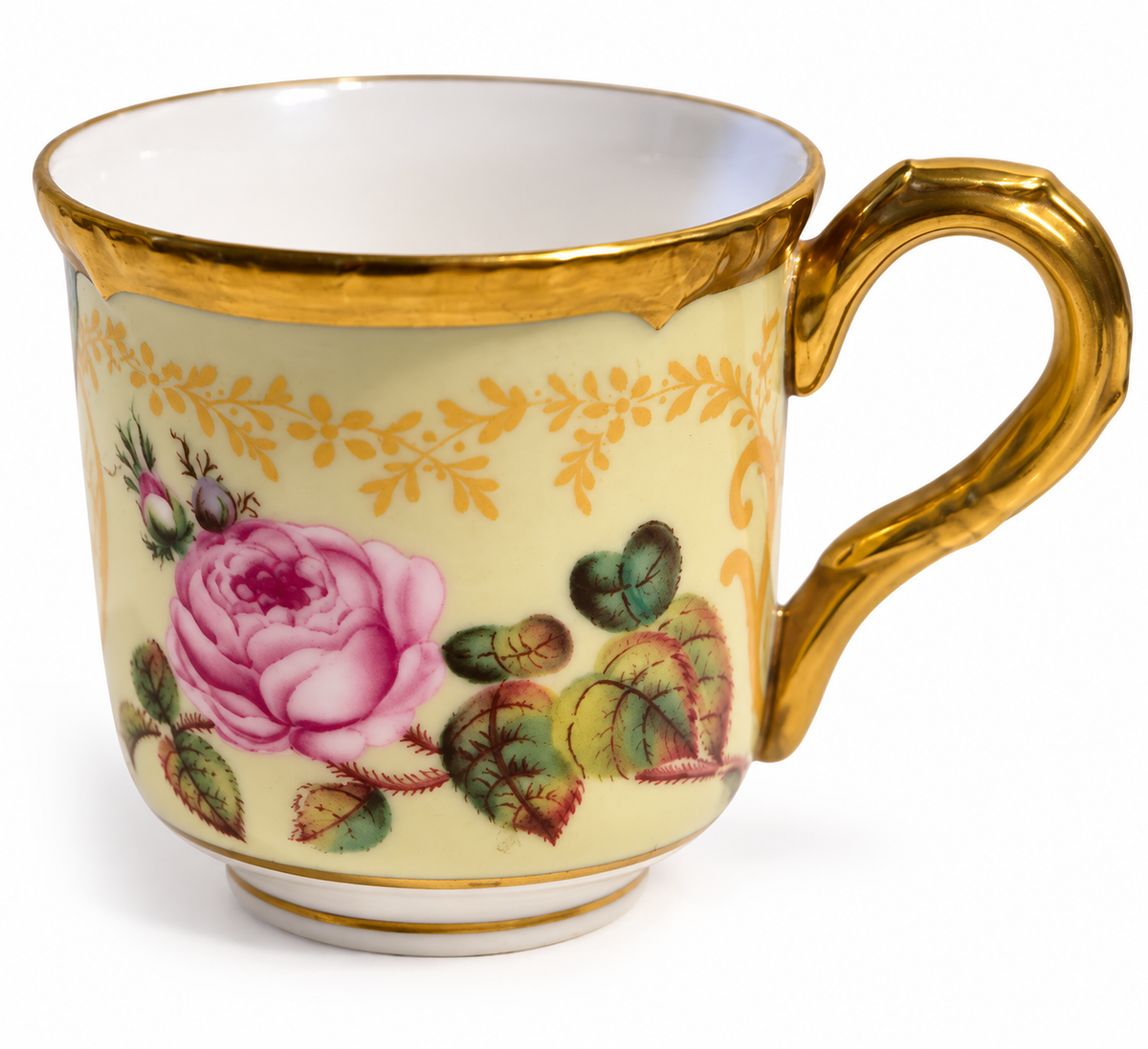 Royal Worcester Samuel Astles English Flowers Demitasse Coffee Cup 31-0