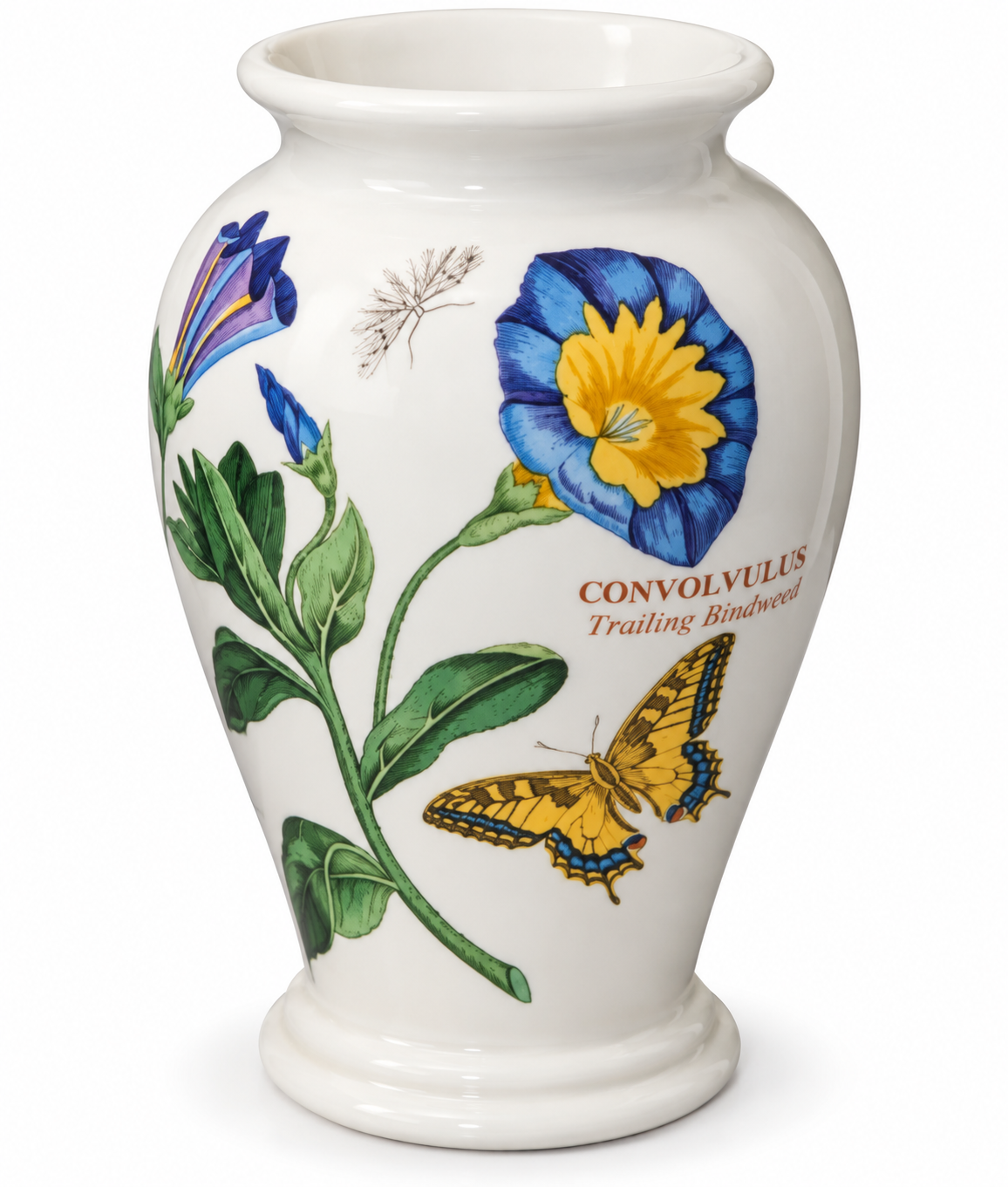 Portmeirion Botanic Garden Convolvulus Canton Vase 5.25 Inch Vintage England