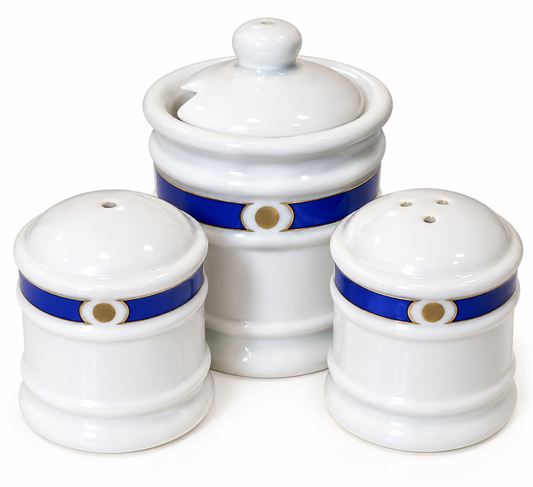 Philippe Deshoulieres Selection French Porcelain Condiment Set