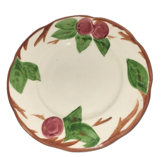 Franciscan Apple 6¼-inch side plate with red apple and green leaf decoration