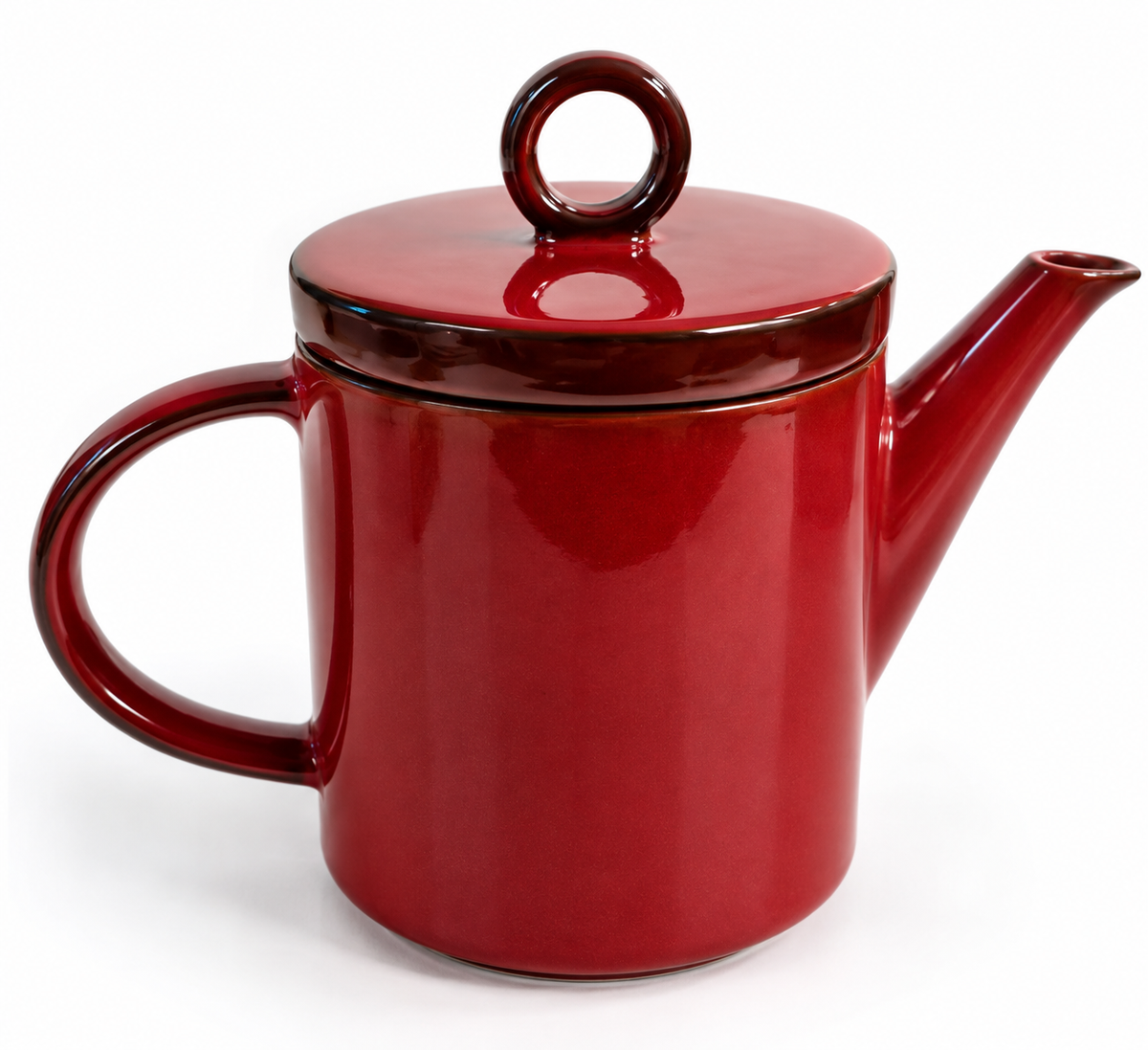 Villeroy & Boch Granada Vintage Burgundy Red Coffee Pot with Lid