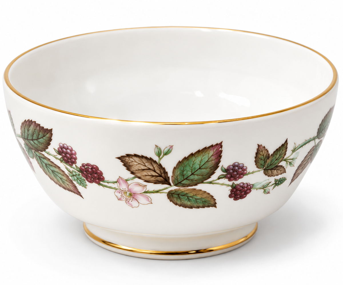 Paragon Green Briar Fine Bone China Sugar Bowl Bramble Berry Floral England