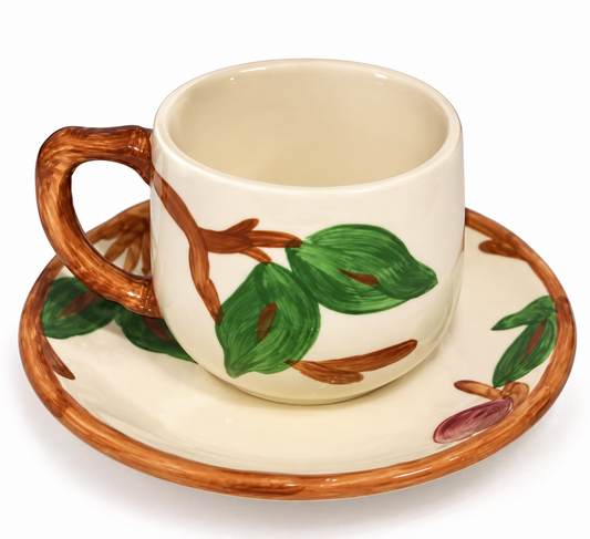 Franciscan Apple Cup & Saucer – Made in England