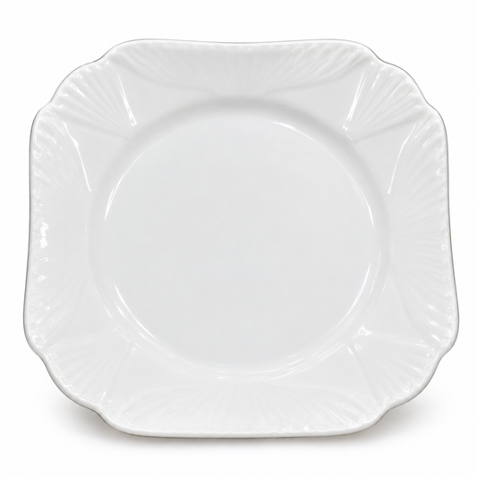 Shelley Dainty White Queen Anne 4½" Small Plate – Fine Bone China