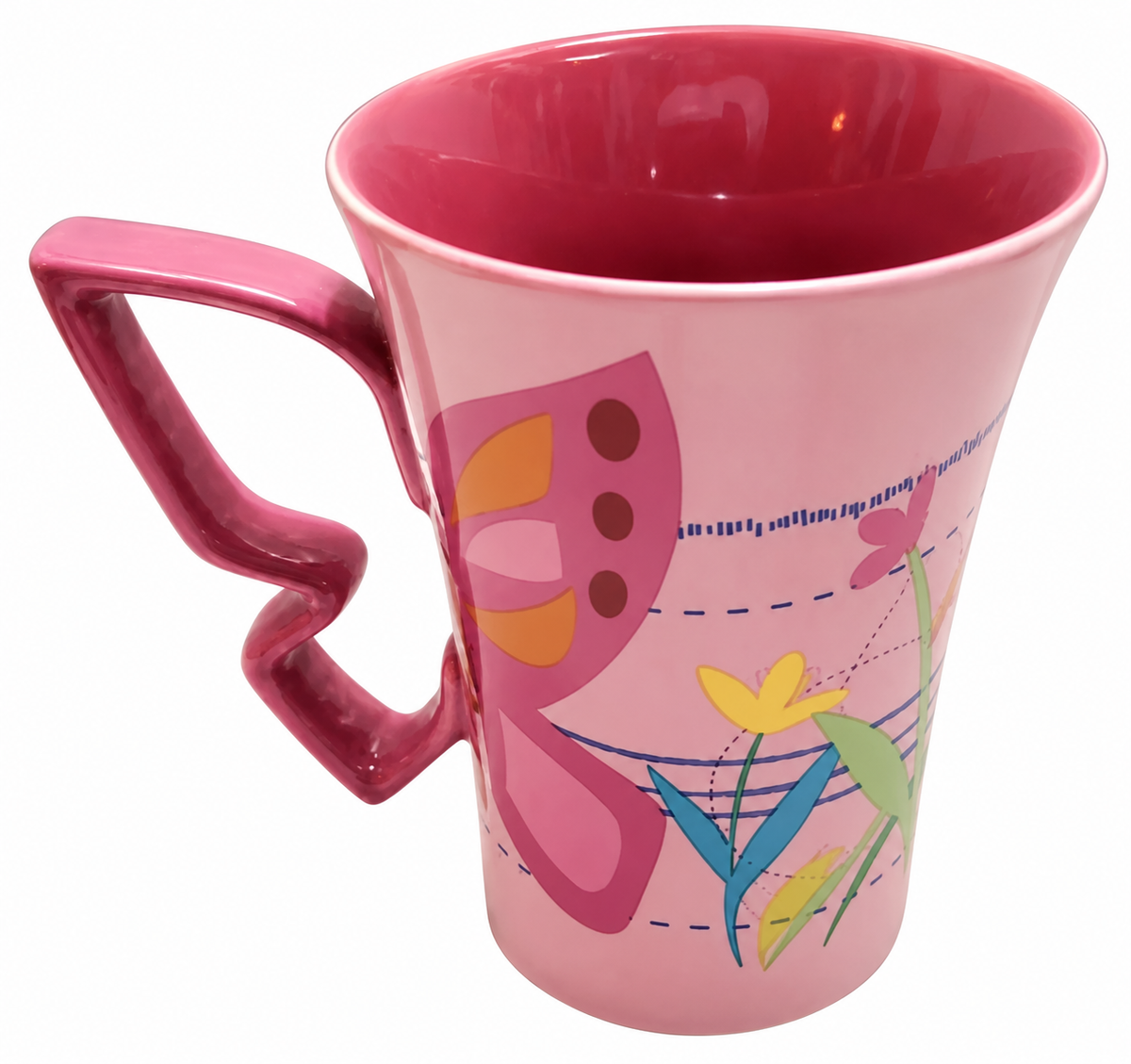Disneyland Paris Exclusive Piglet Butterfly Handle Mug – Winnie the Pooh