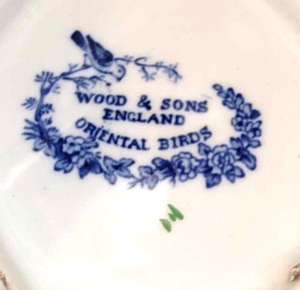 Antique Wood & Sons Oriental Birds 1 Litre Water Jug c.1920s – 16.5cm