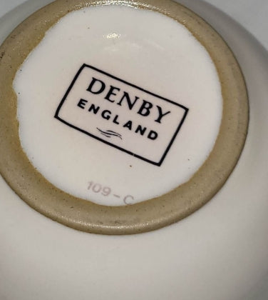 Denby Tivoli Milk Jug / Creamer – ¼ Pint, Floral Stoneware, England