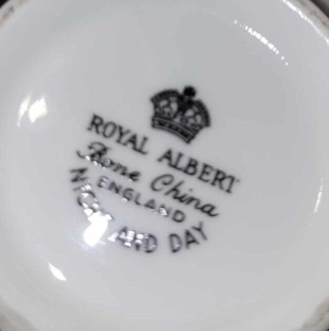 Royal Albert Night and Day Open Sugar Bowl – Fine Bone China, England