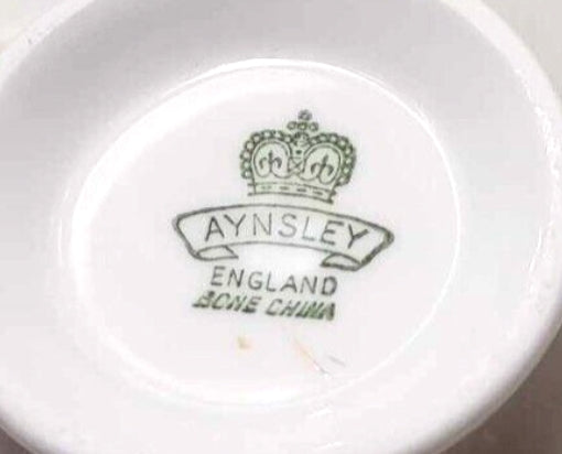 Vintage Aynsley Milk Jug / Creamer – Ornate Red & Gold Bone China, England