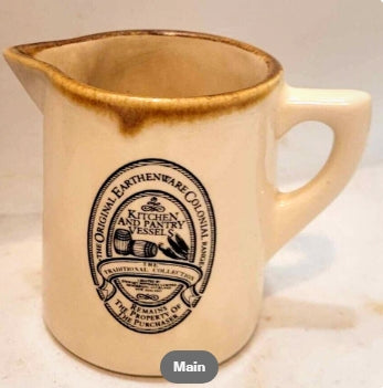 Vintage Stewart Pottery New Zealand Colonial Ware Cream Jug