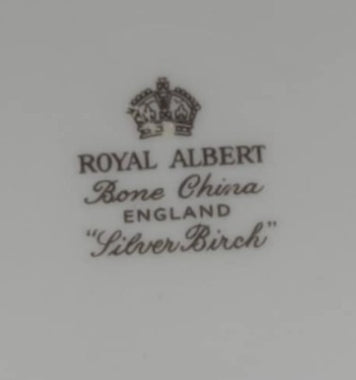 Royal Albert Silver Birch dinner plate additional reference photograph
