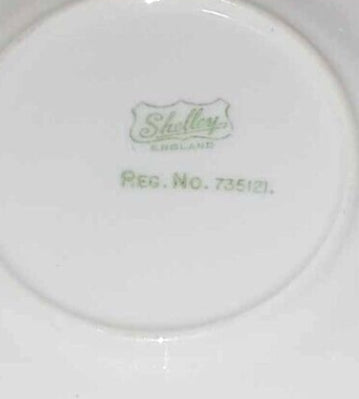 Shelley Dainty White Queen Anne 4½" Small Plate – Fine Bone China