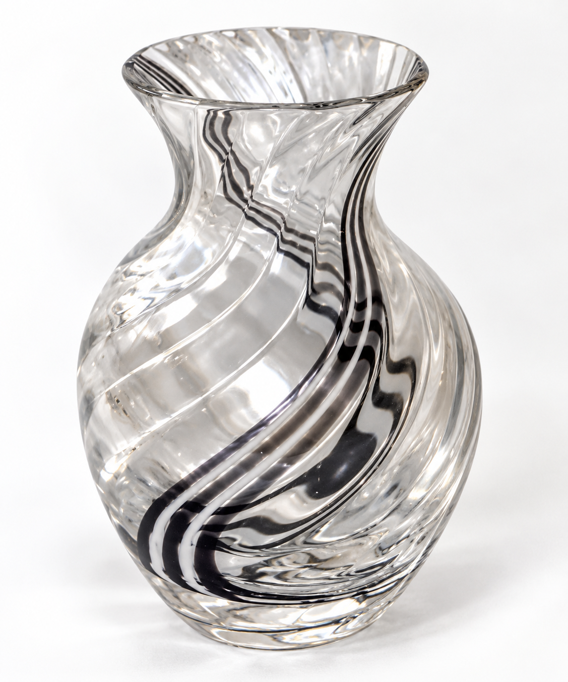 Caithness Glass Flamenco Midnight Vase – Colin Terris c.1987
