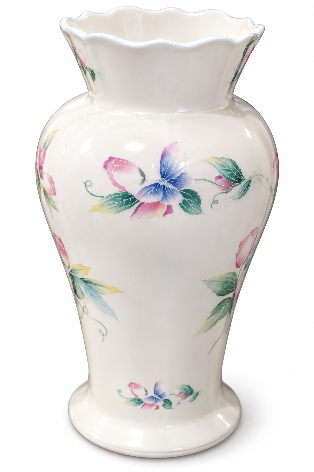 Aynsley Little Sweetheart 8.5" Fine Bone China Floral Vase – Boxed