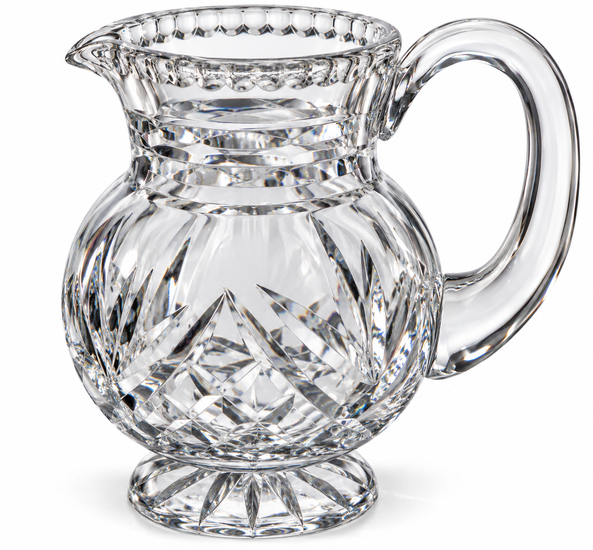Vintage Thomas Webb Cut Crystal Jug – Signed Thos Webb England – 5.25"