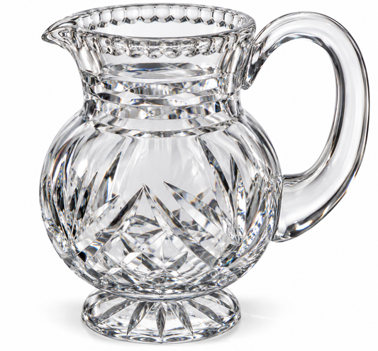 Vintage Thomas Webb Cut Crystal Jug – Signed Thos Webb England – 5.25"