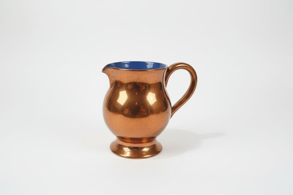 creigiau pottery copper lustre jug