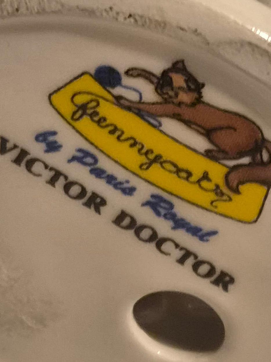 Paris Royal Funnycats “Victor Doctor” Porcelain Cat Figurine