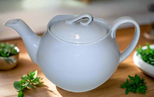 Johnson Brothers Blue Cloud batchelor small teapot Vintage Pale Blue